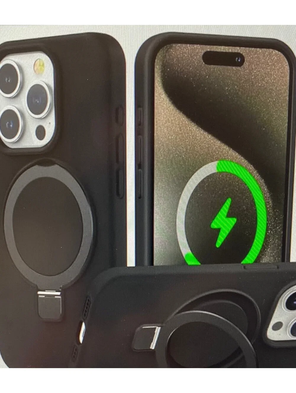 Sterker Liquid Silicone Case for iPhone 15 Pro Max Black